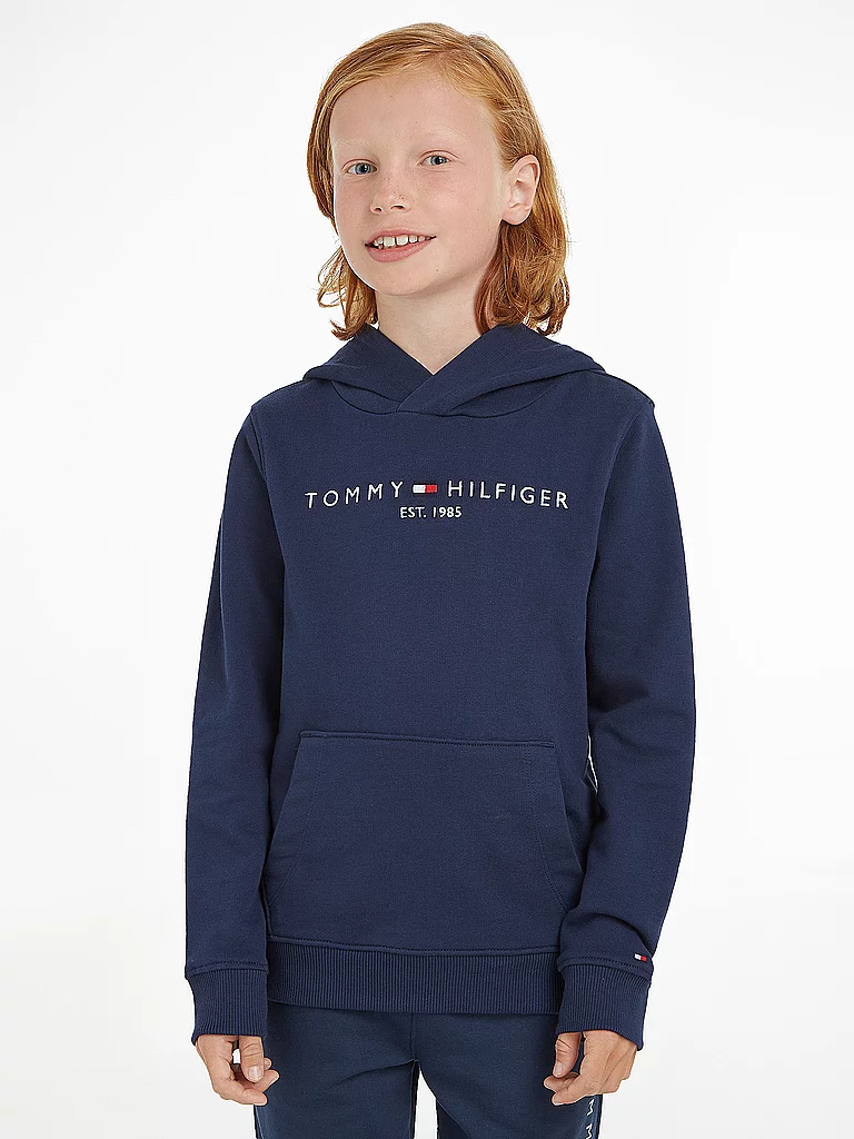 TOMMY HILFIGER Jungen Kapuzensweater - Hoodie dunkelblau | 164